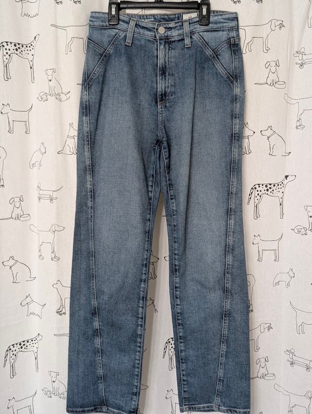Adriano Goldschmied Angled Alexxis Asymmetrical Hem Jeans Embrace 29R RARE